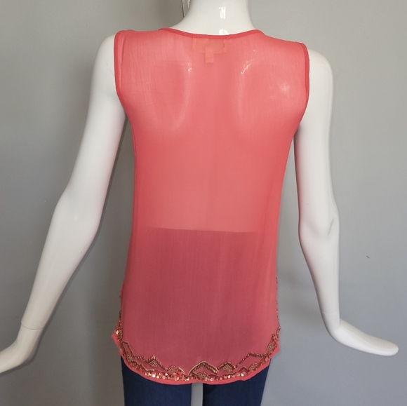 Anthropologie Moulinette Soeurs Glisten Tank, GUC, Size 6 - Picture 4 of 10